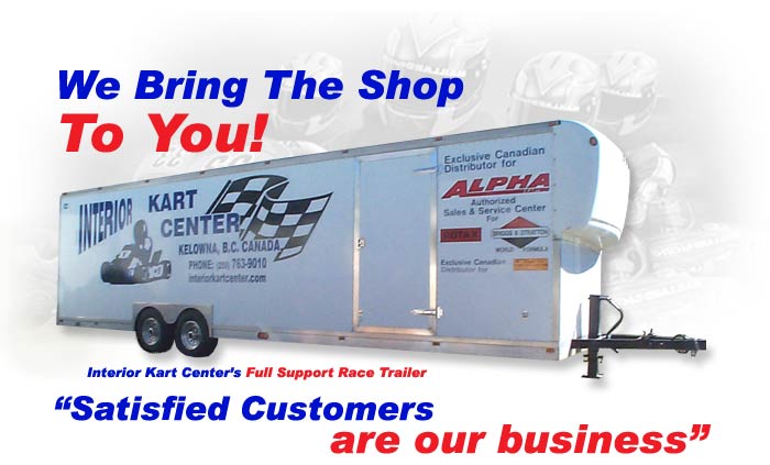 Interior Kart Center's Full Support Go-Kart Race Trailer